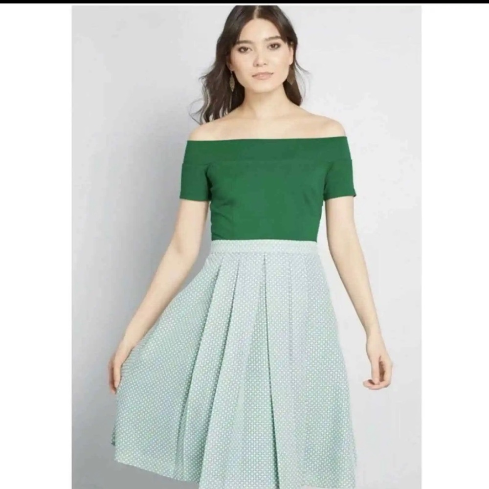 ModCloth Kelly green dress